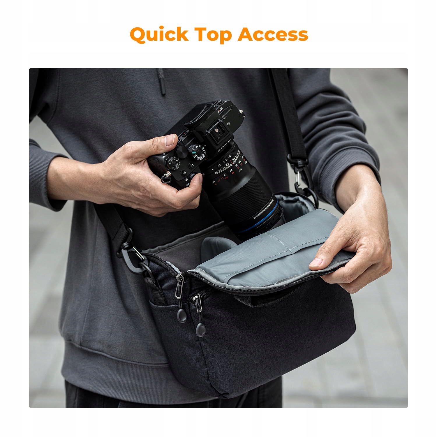 K&F CONCEPT Plecak Na Aparat Dla Fotografów Codzienne Użycie — miniatura 4