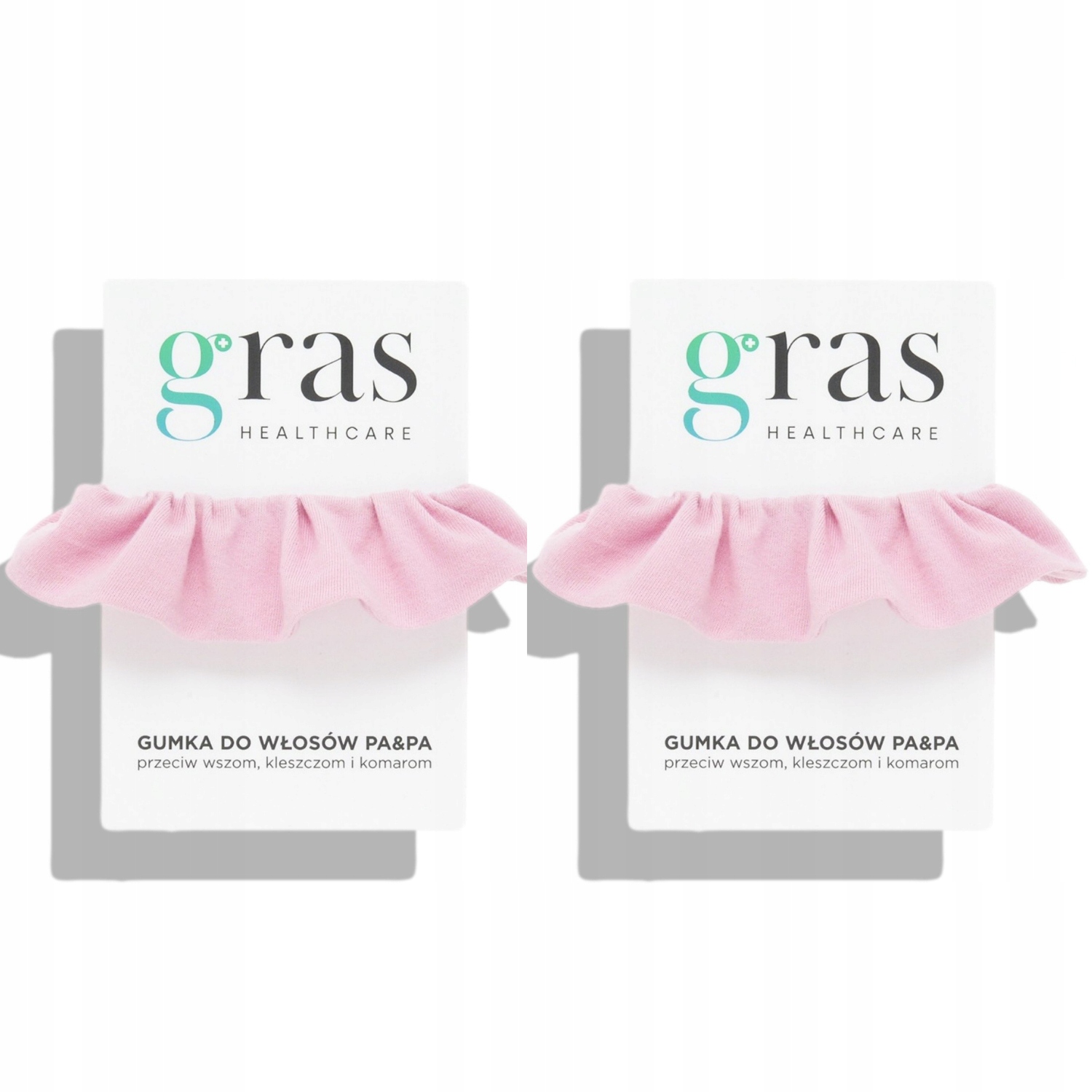 

2x Gumka do włosów przeciw wszom kleszczom komarom