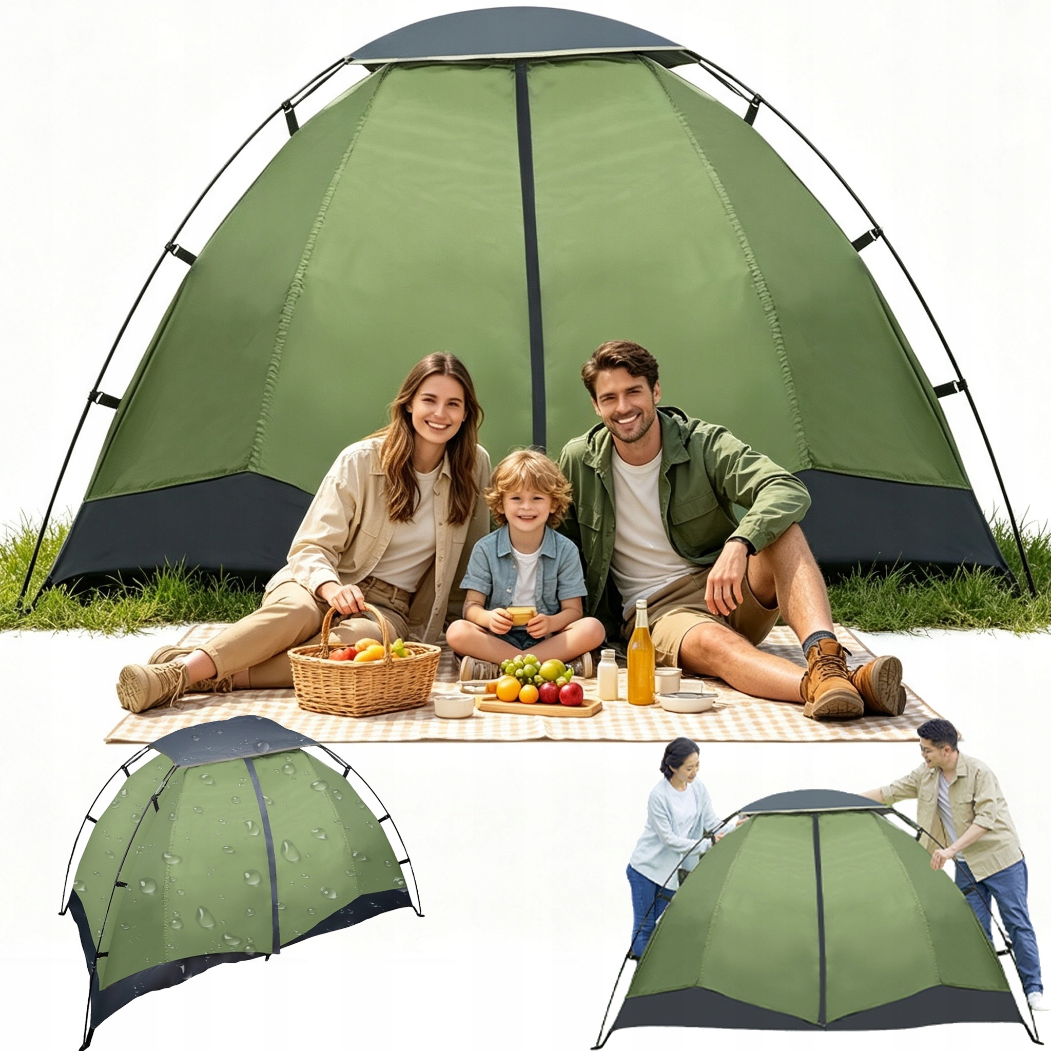 Stan Plážový Kempingový 2-MÍSTNÝ Moskytiéra Turistická Ventilace Campin