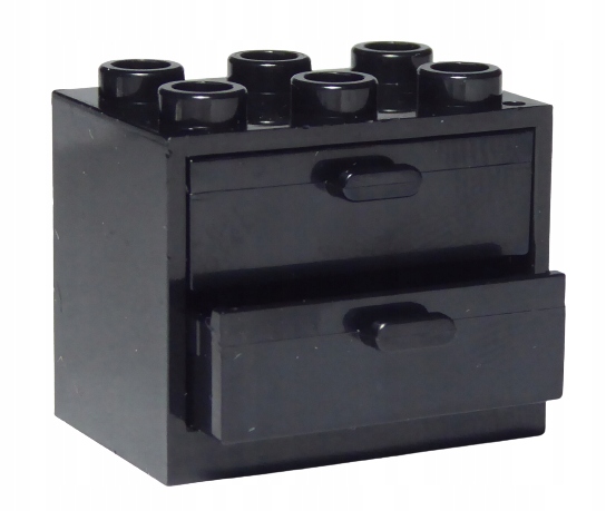 

Lego Czarna Szafka 2 Szuflady 4532/4536/6138479