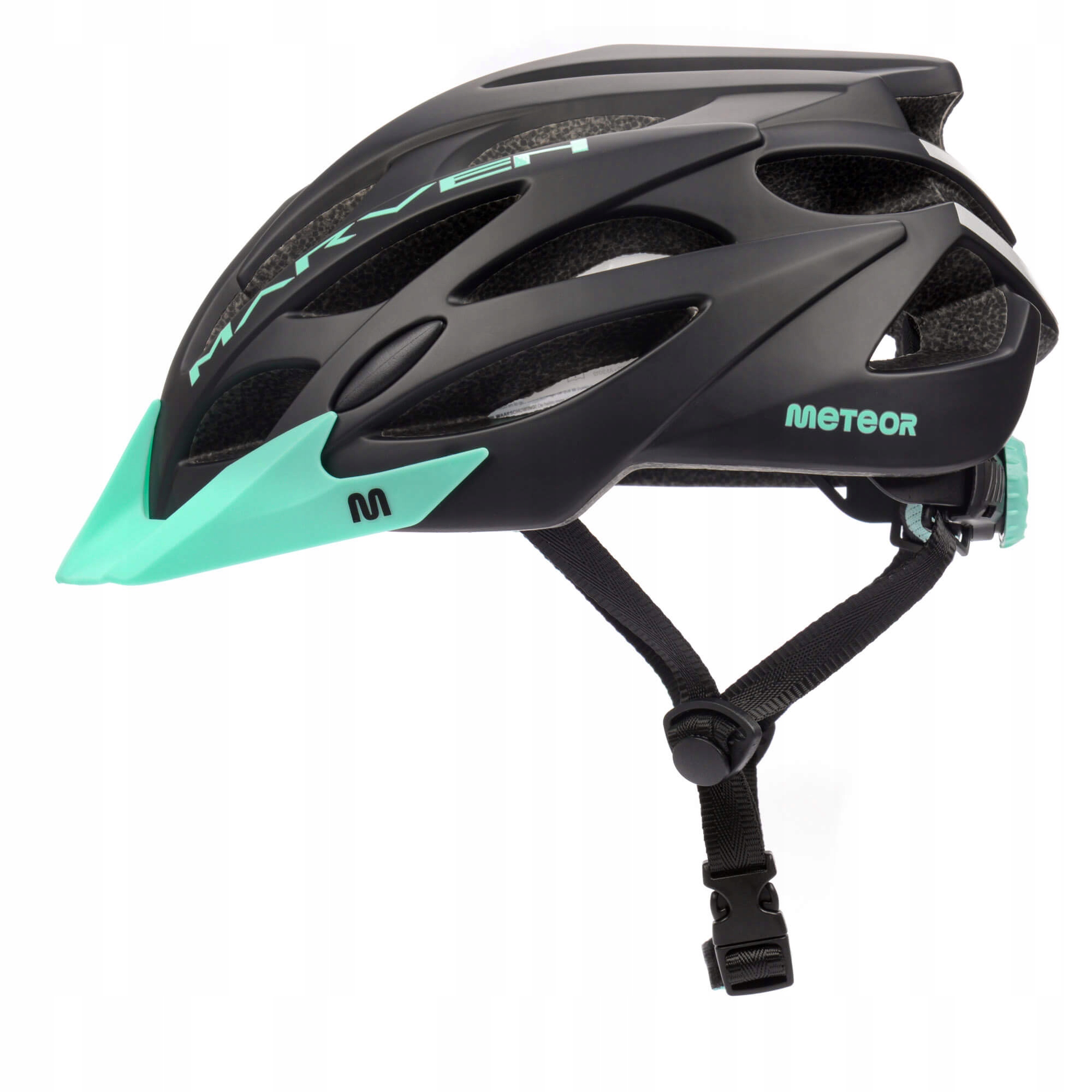 Kask Rowerowy Regulowany Meteor Marven S 52-56cm siatka otwory wentylacyjne