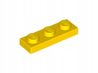 

Lego 3623 płytka 1x3 żółty 2 szt N