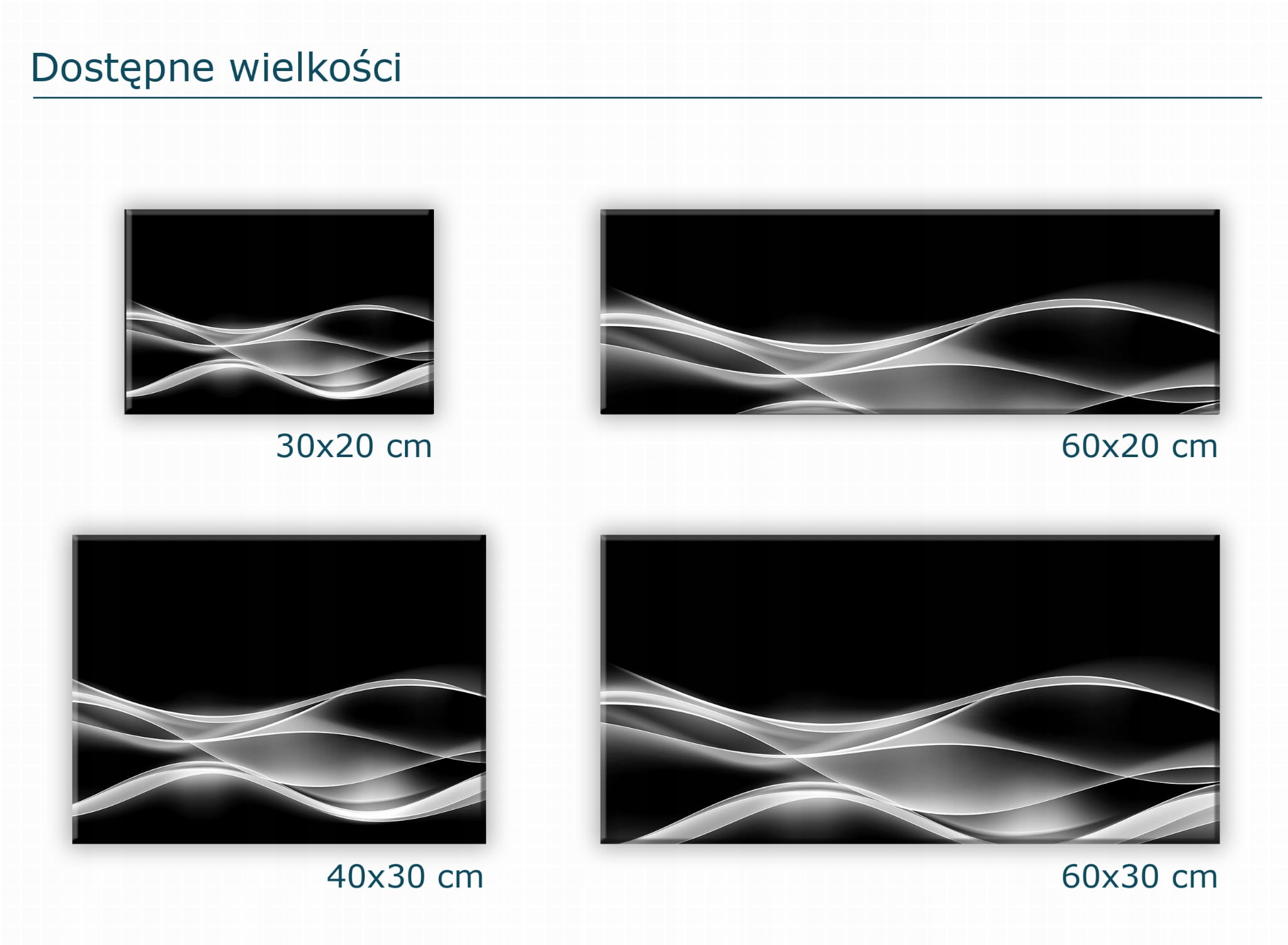 SZKLANA PODSTAWKA POD ZNICZE 60x20cm Smuga 152c Długość 60 cm