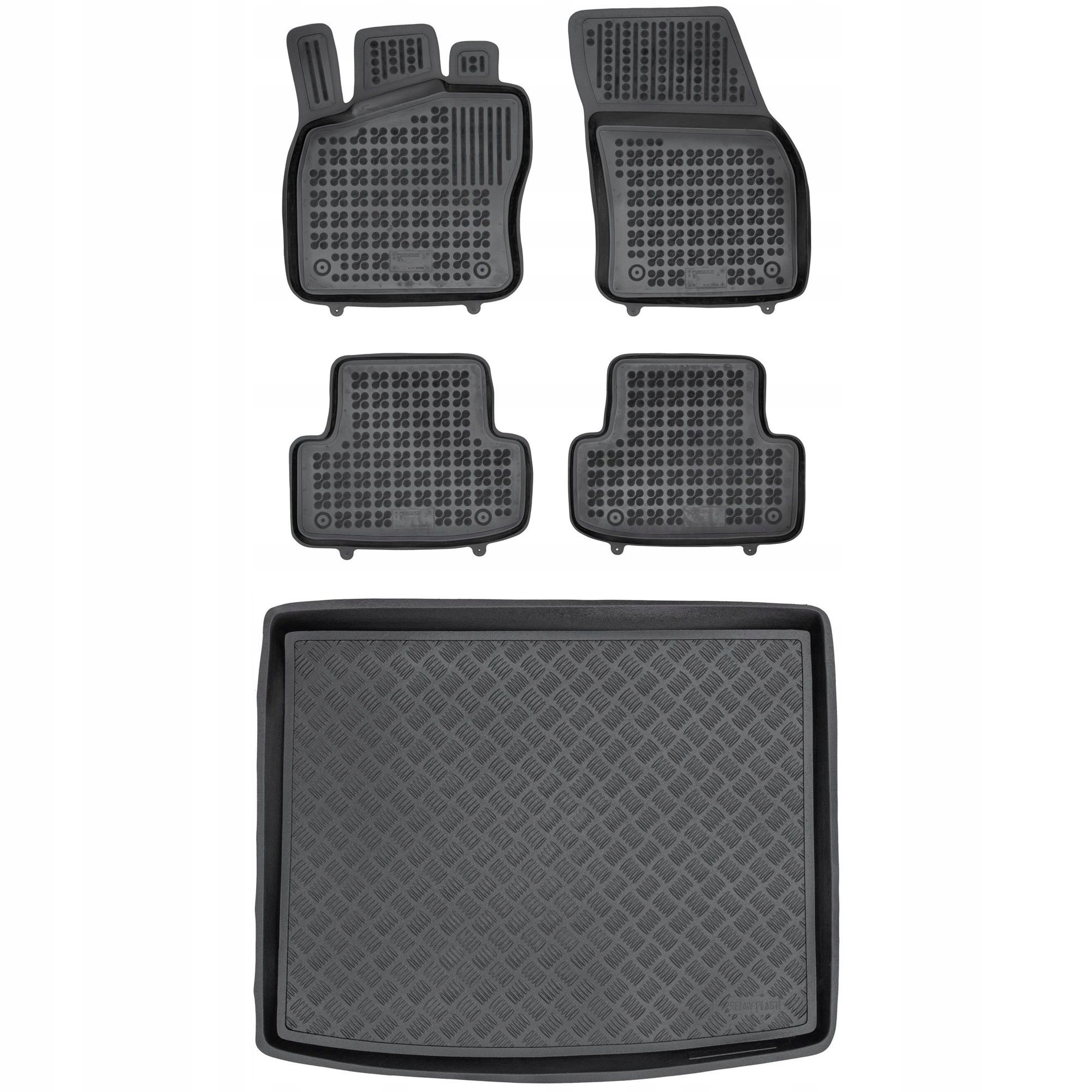 Sada koberčekov a rohoží Seat Ateca od roku 2020, jedna podlaha batožinového priestoru s vyvýšenou plochou