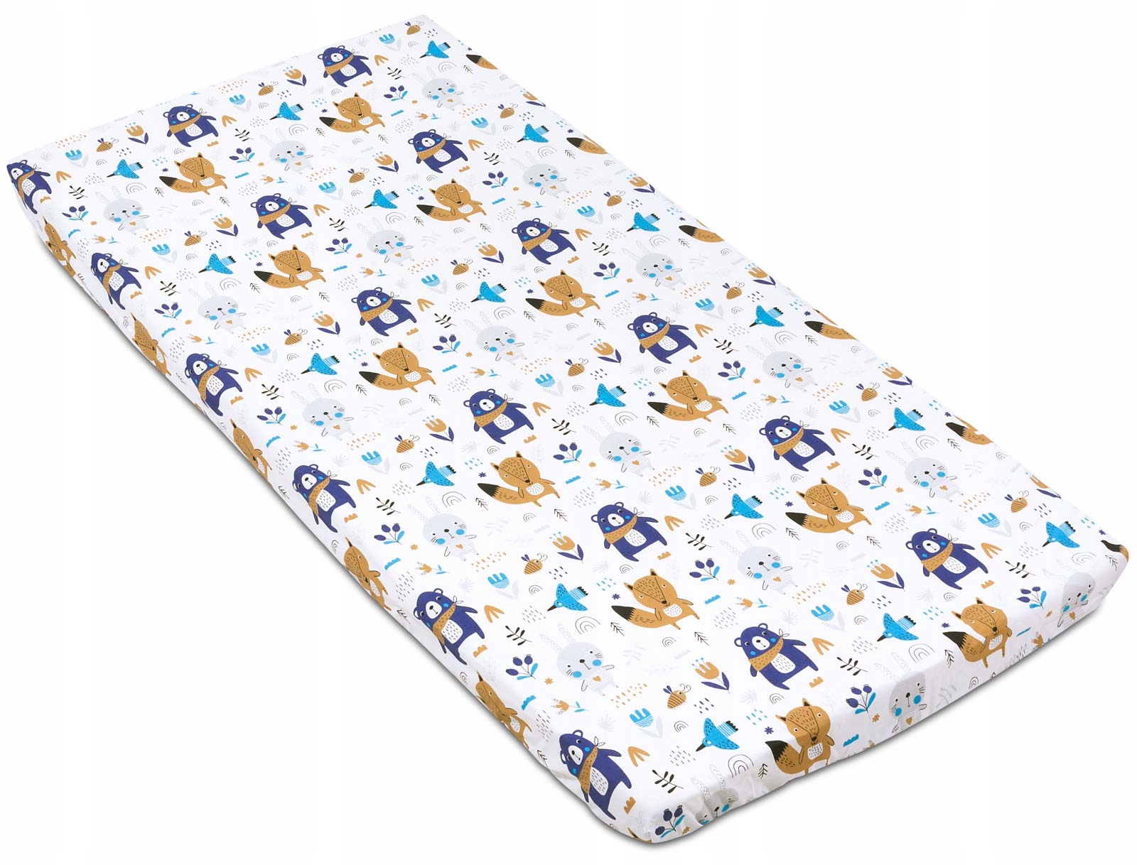 

Jukki Prześcieradło bawełniane z gumką 120x60cm