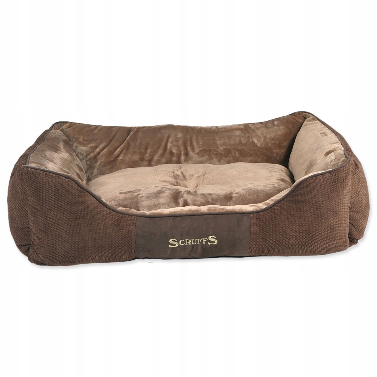 Levně Pelech Scruffs Chester Box Bed čokoládový XL 90x70cm