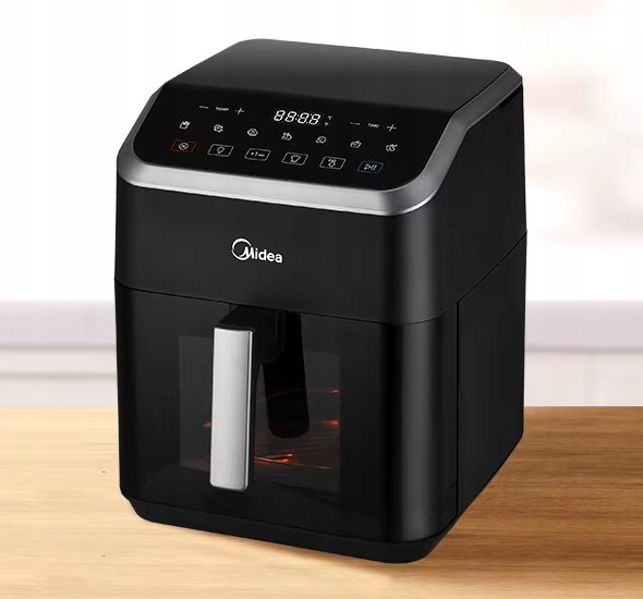 MIDEA Frytkownica Beztłuszczowa 7L HeatXpress 90% Mniej Oleju — miniatura 14
