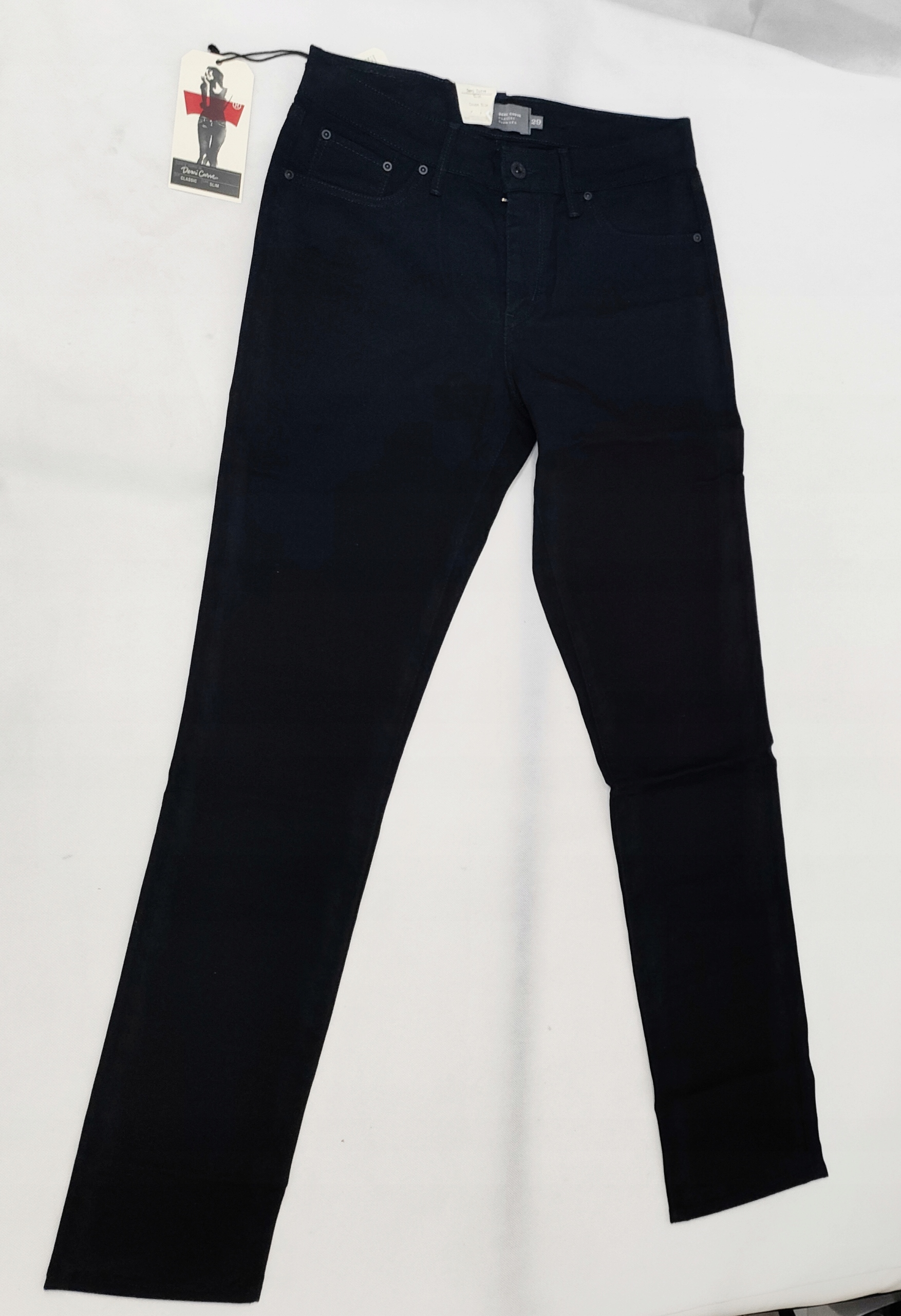

Spodnie Damskie Jeansy Levi's Slim Czarne W29 L34