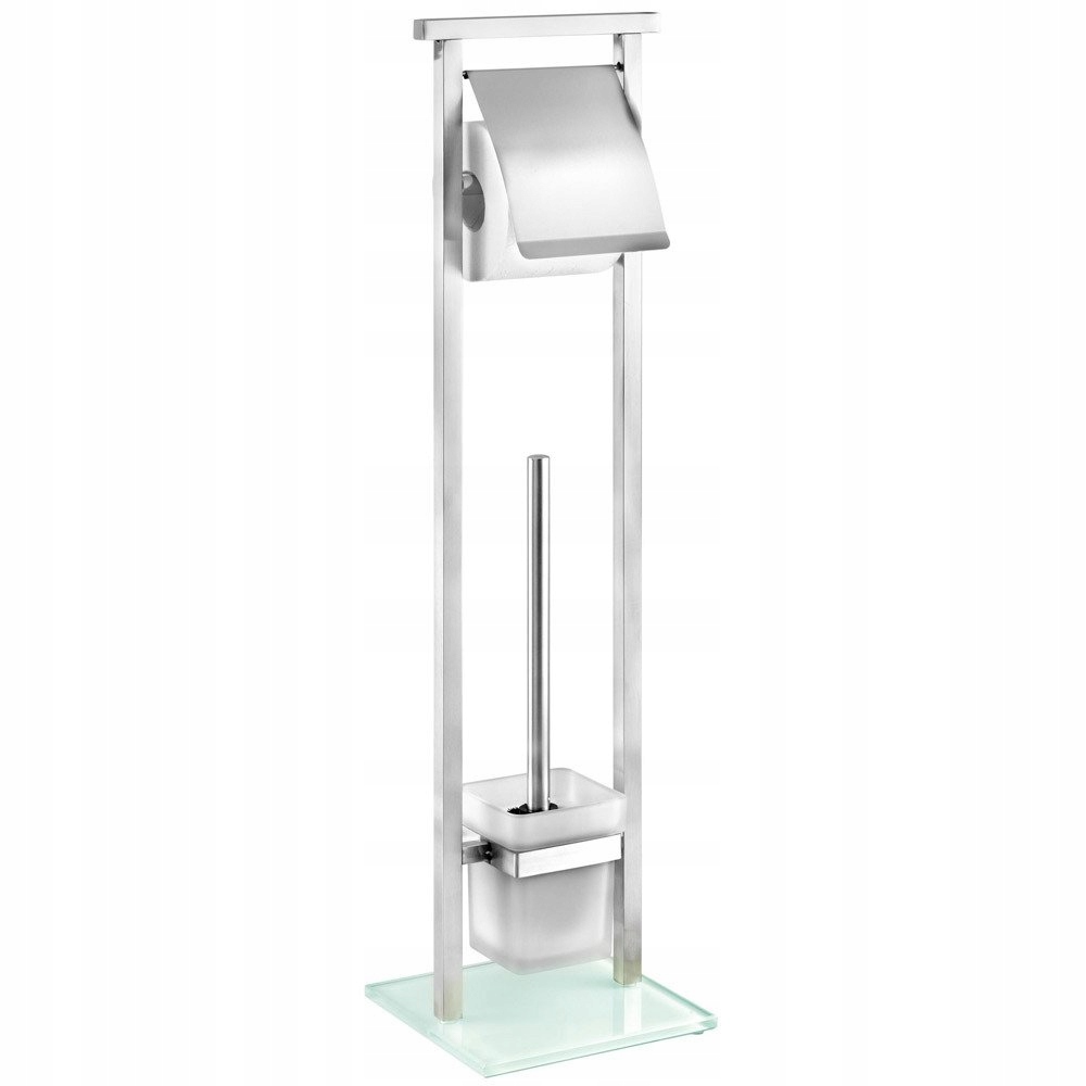

Szczotka Wc Stojak Na Papier Toaletowy Szkło+ Stal