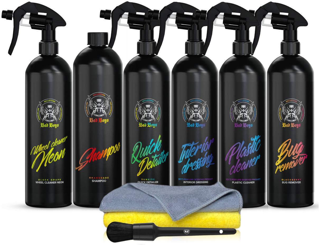 RR Customs RRC Bad Boys Mega Zestaw Kosmetyków Do Auta Detailing Prezent