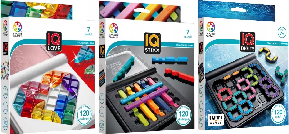 Smart Games Iq Stixx Iq Love Iq Digits