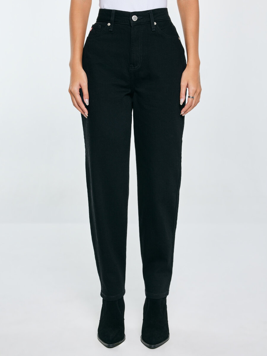 Big Star Dámské Džíny Mom Jeans Černé Silla 936 W25 L30