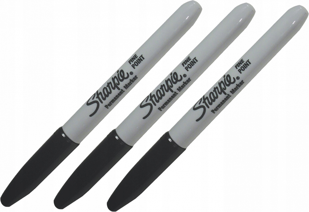 

Sharpie marker permanentny foliopis Fine czarny x3