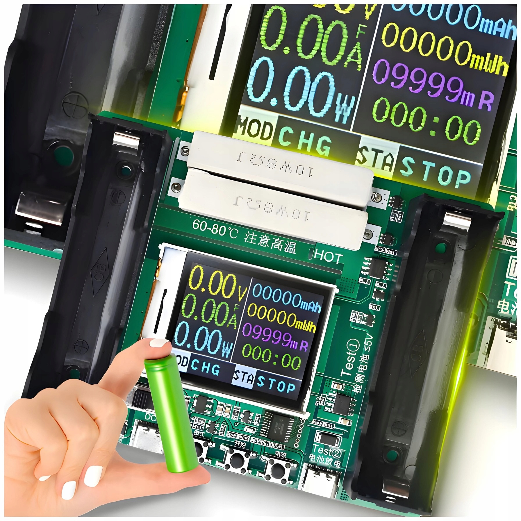 Tester Pojemności Ogniw Akumulatorów 18650