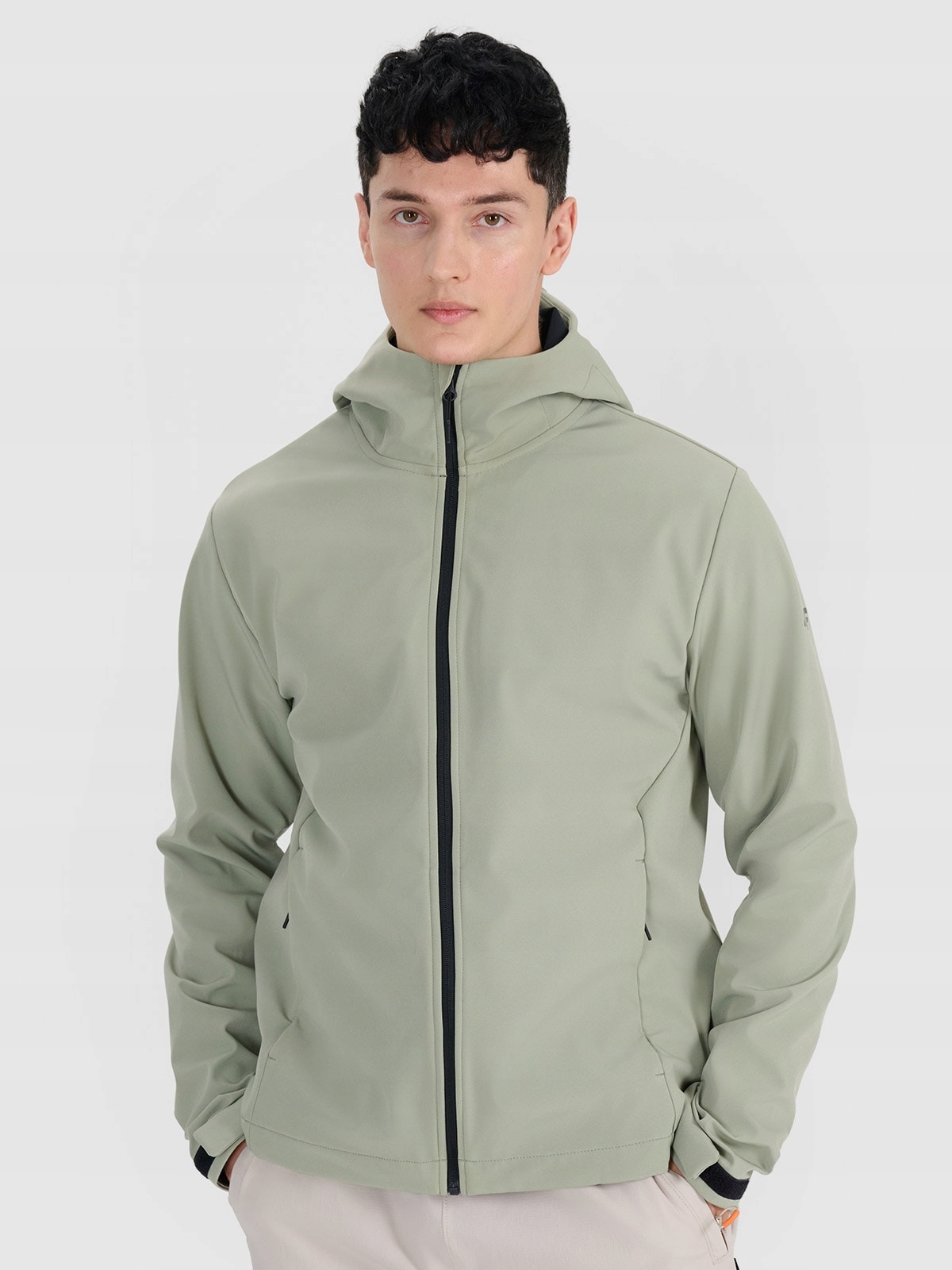 Pánská Bunda 4F Softshell Větruvzdorná L M324 SS25