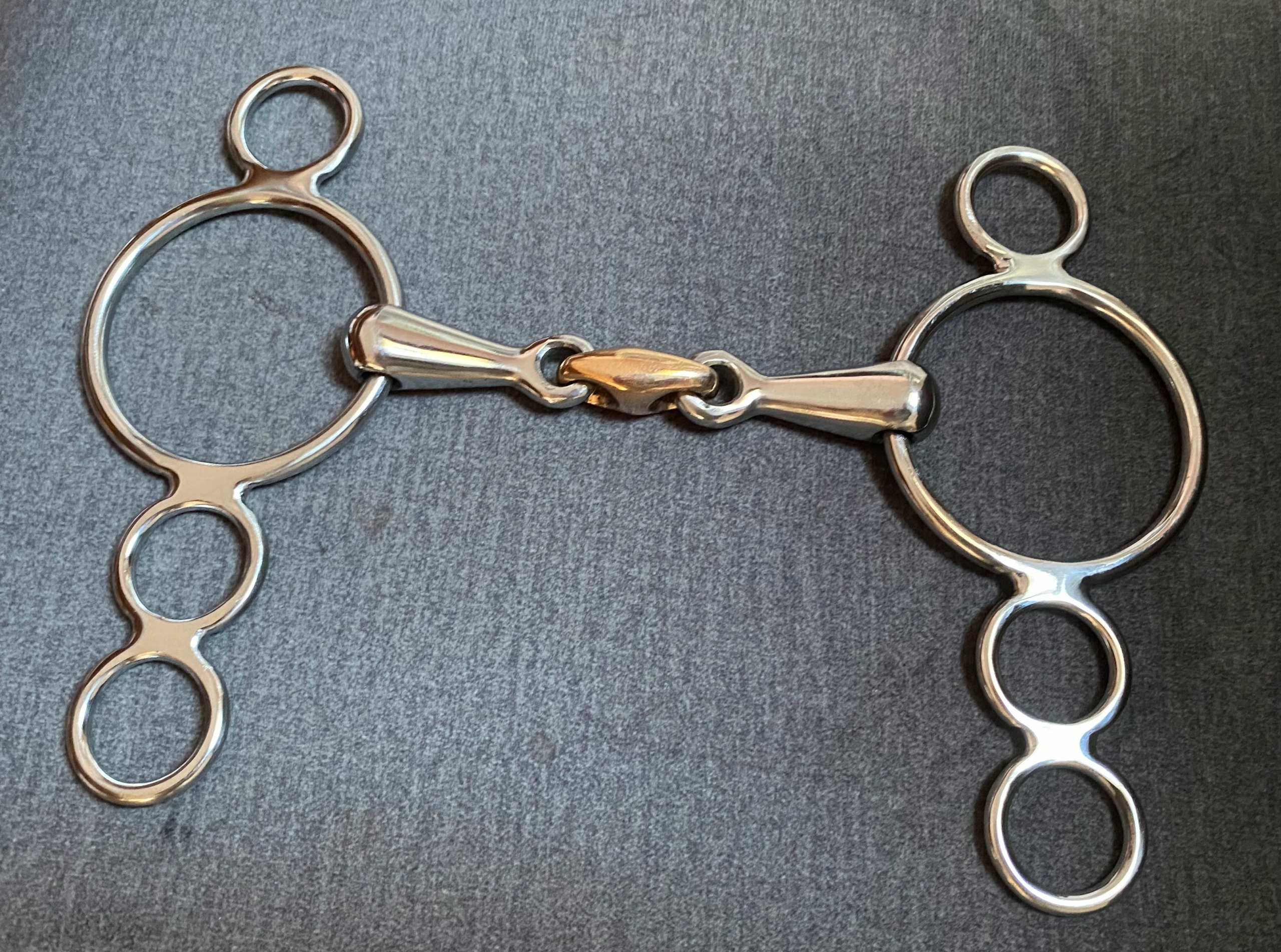 WĘDZIDŁO PESSOA DLA KONIA KONI WIELOKRĄŻEK PODWÓJNIE ŁAMANY 14,5 CM EAN (GTIN) 5905771893460