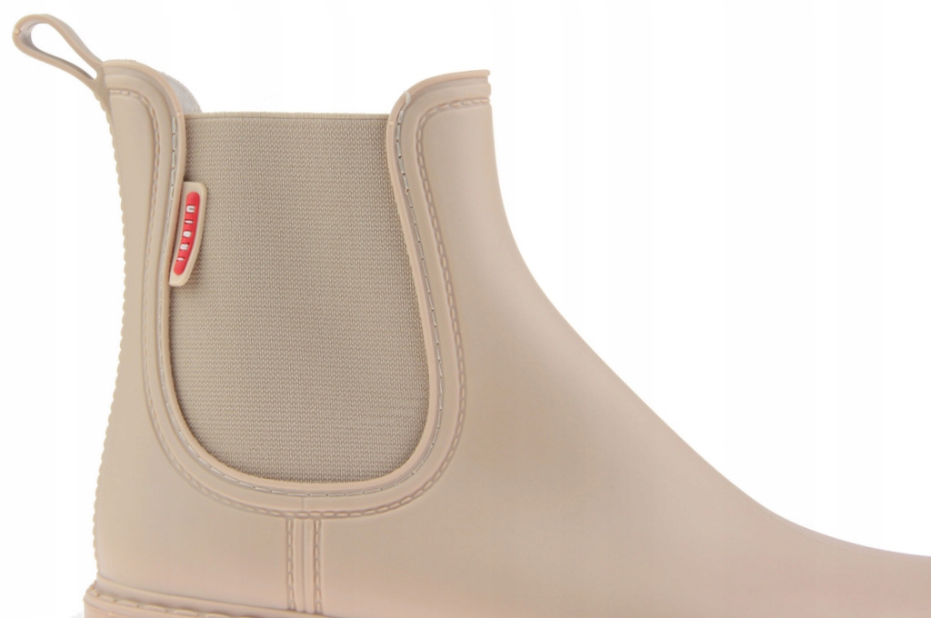 KALOSZE SZTYBLETY KRÓTKIE MELISKI BEŻOWE MAT r. 40 Rozmiar 40