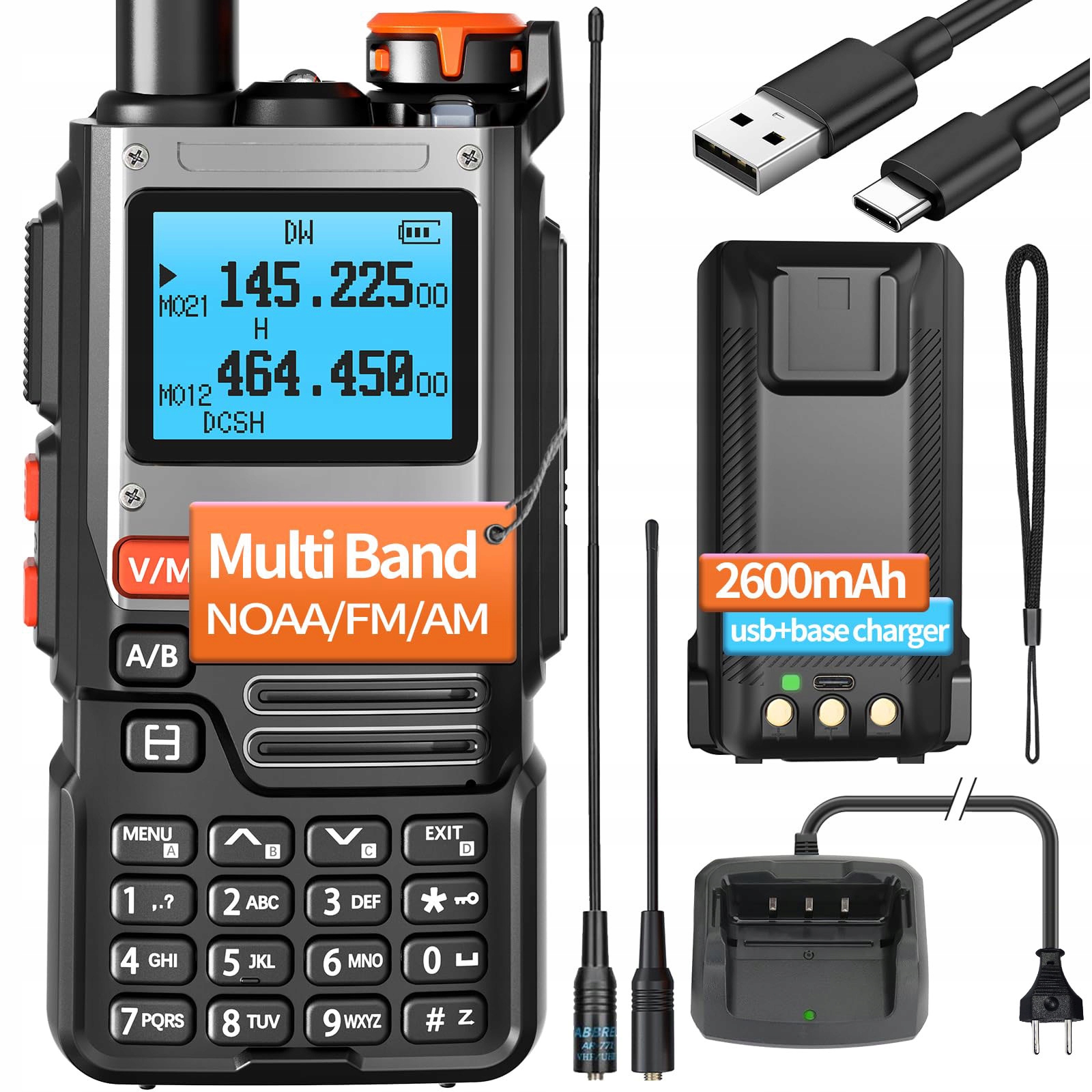 Krótkofalówka Walkie Talkie Baofeng UV-K6A Radiotelefon