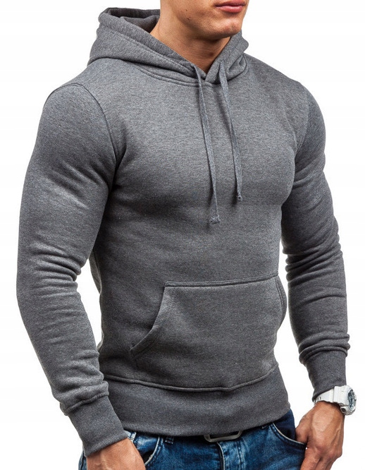 KLASYCZNA BLUZA MĘSKA Z KAPTUREM CIEPŁA Marka J STYLE