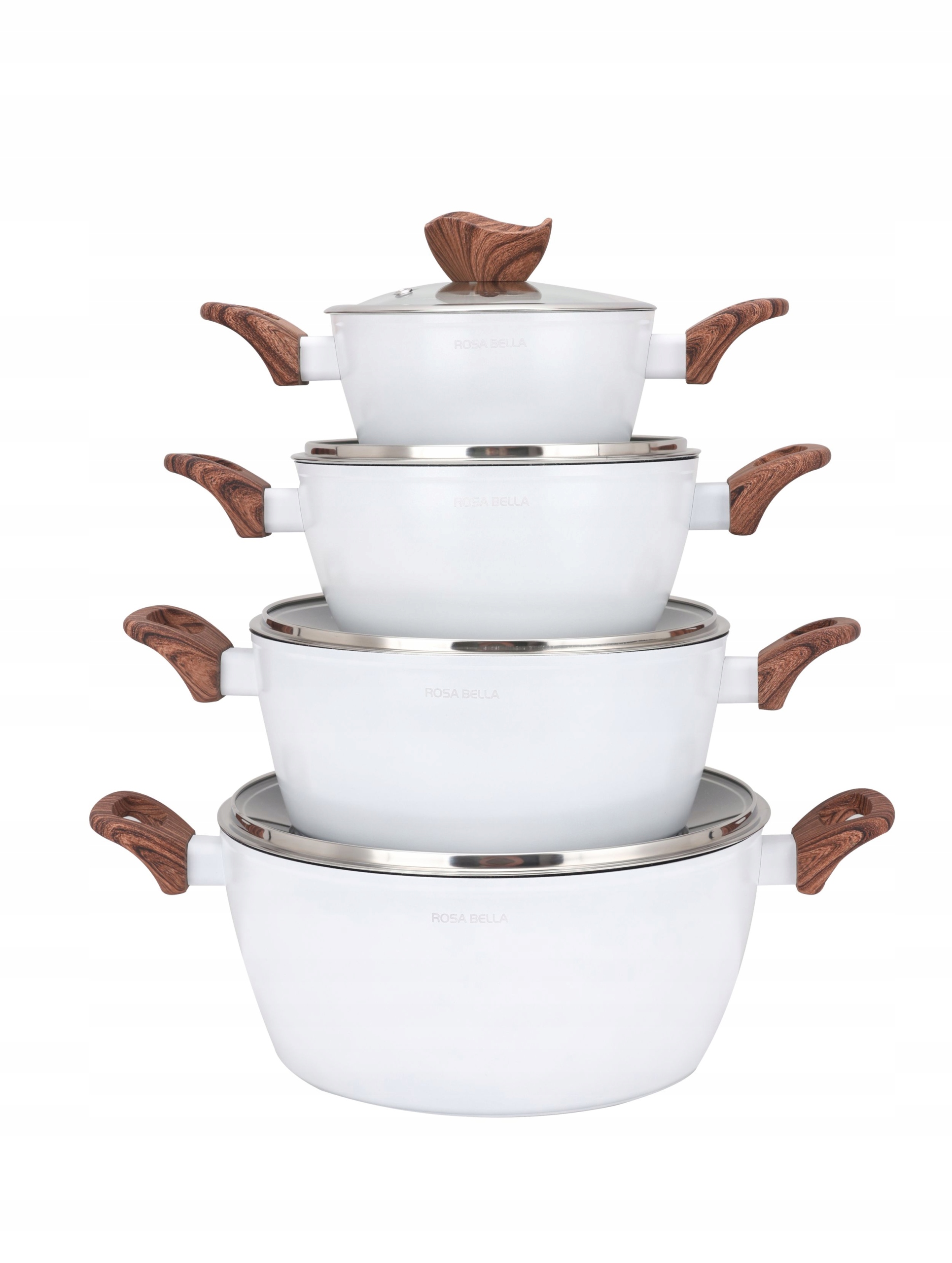 Garnki zestaw garnkow granitowe garnek z pokrywka maly zestaw garnkow