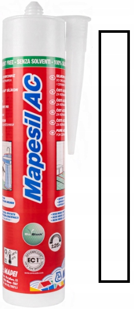 MAPEI SILIKON SANITARNY USZCZELNIACZ BIAŁY 100