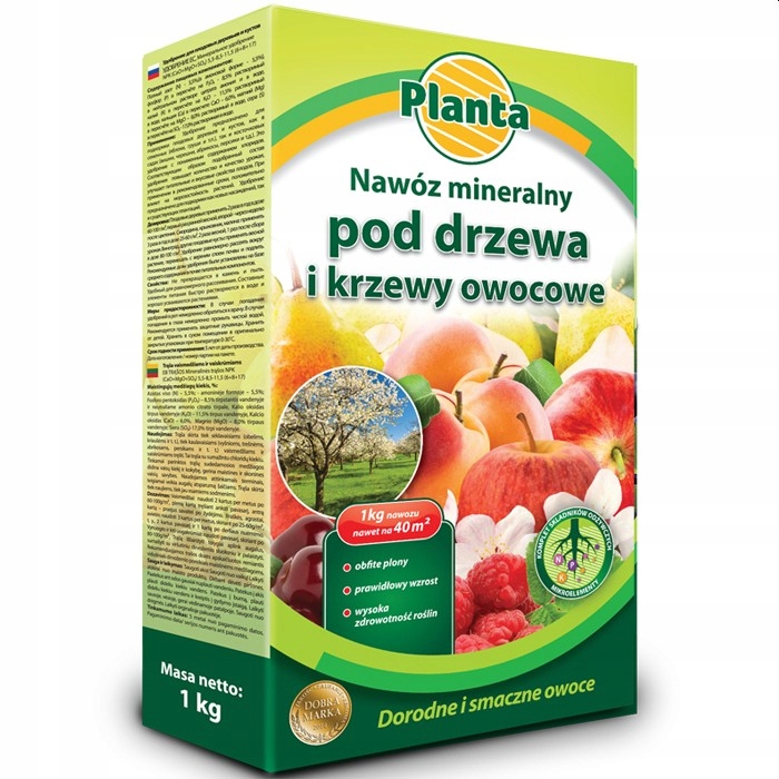 

Nawóz Pod Drzewa Krzewy Owocowe Czereśnie 1kg