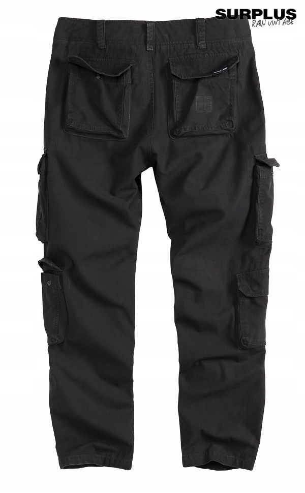 Pánské Kapsáče taktické kalhoty Surplus Airborne Slimmy černé S