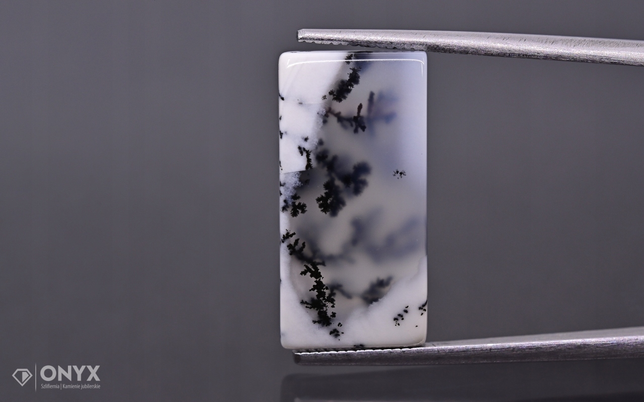 Dendritový achát z Turecka konvexní obdélníková deska