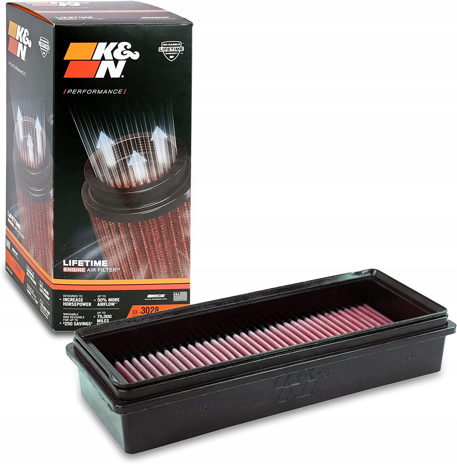 K & N Filters 33-3028 повітряний фільтр BMW