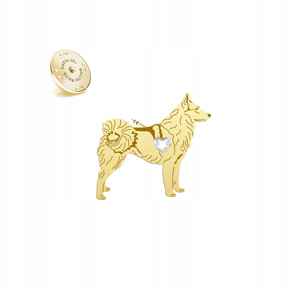 Odznak z West Siberian Laika 925 Žena, šperky, Dárek Dedikace