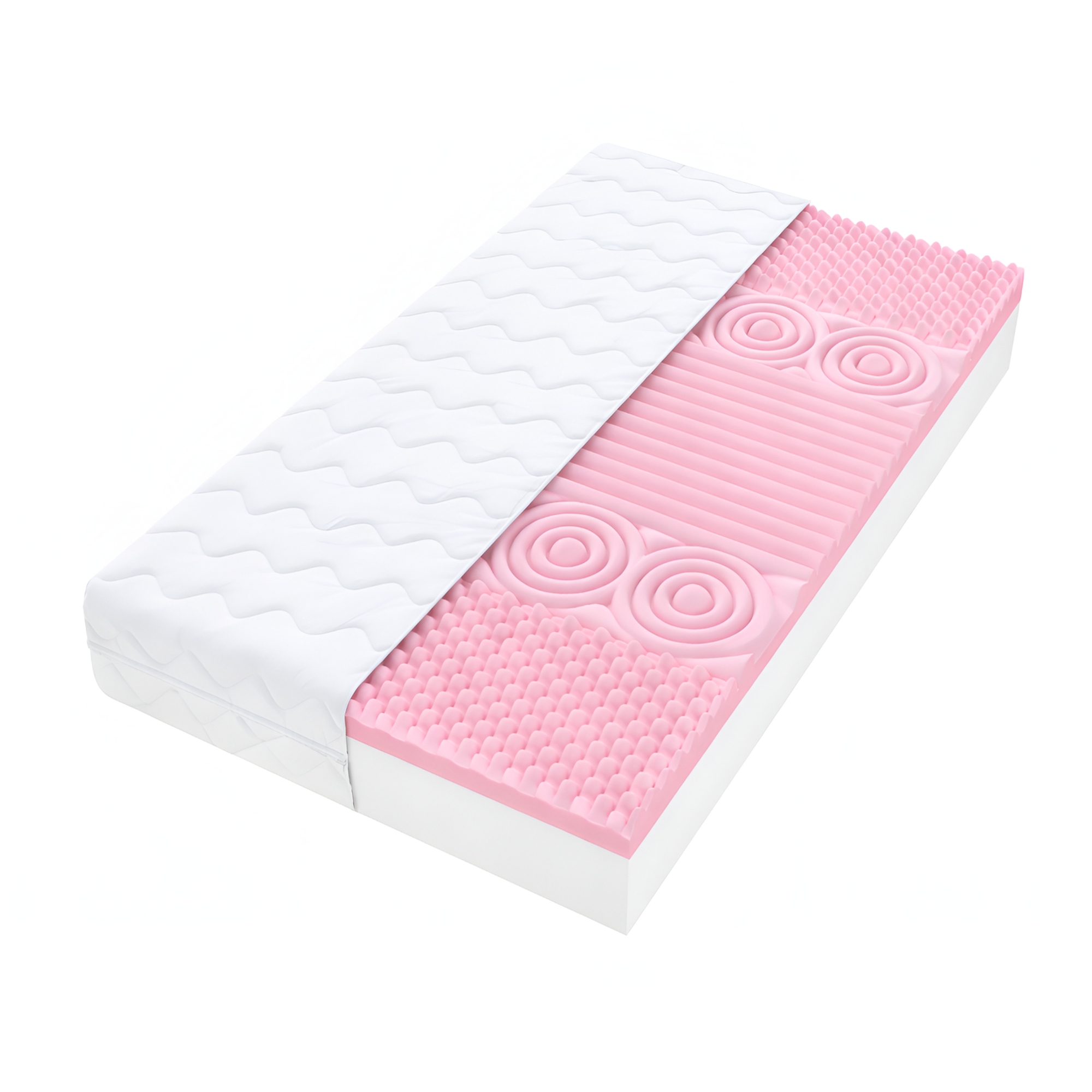 Materac Masujący 115x190 Mikrof T25 H3 Pianka profilowana Hr Antyalergiczny