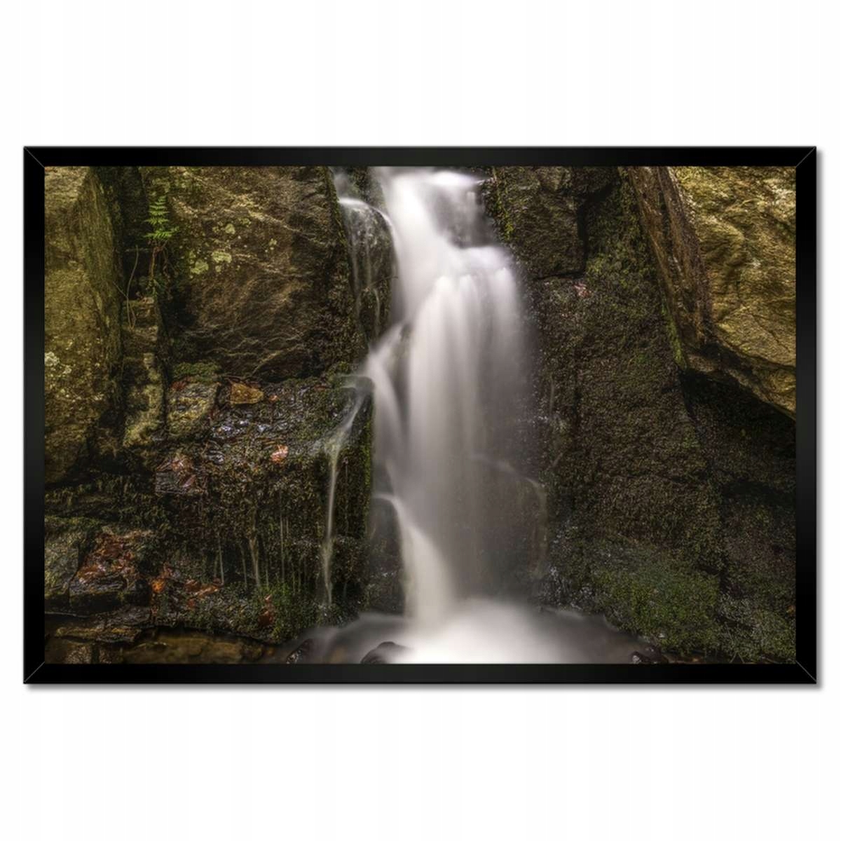 Plakáty v rámu 60x40 Vodopád Lesní kaskáda