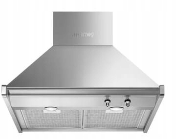 Nástenný digestor 70 cm 788 m3/h 3 rýchlosti Led Smeg KD70XE