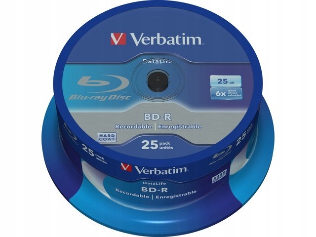 

Płyta Blu-ray Verbatim Bd-r 25 Gb 25 szt.