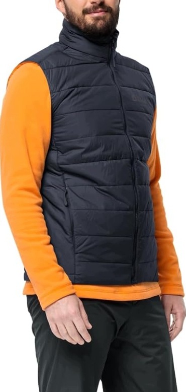 Jack Wolfskin Lapawa Ins Vest M 1207741 vesta bez rukávů, modrá, XXL