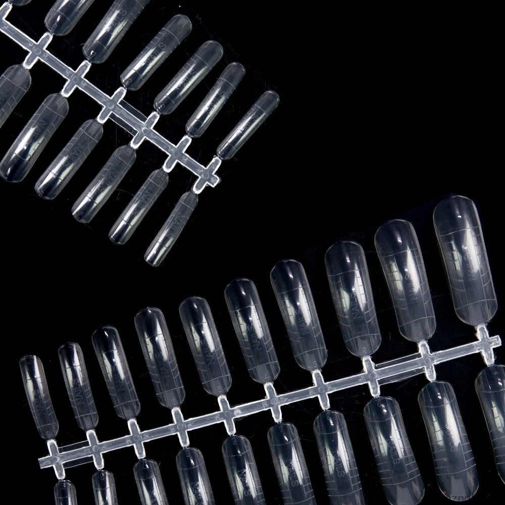 Formy szablony do przedłużania paznokci dual Liczba sztuk 288 szt.