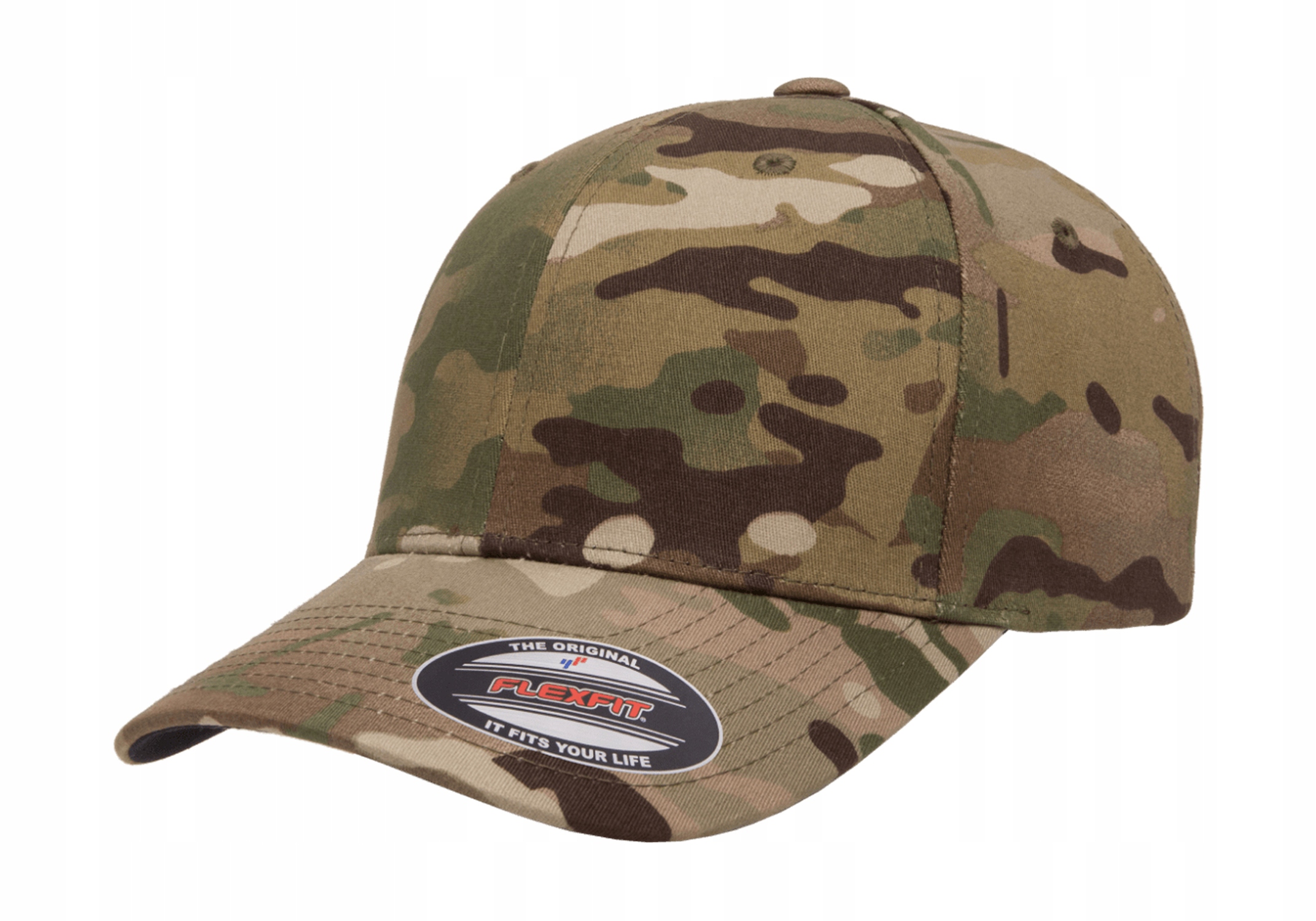 CZAPKA Z DASZKIEM FLEXFIT MULTICAM WOJSKOWA S/M