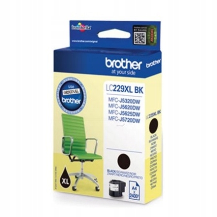 Brother 229XLBK Czarny Wkład atramentowy 2400 stron