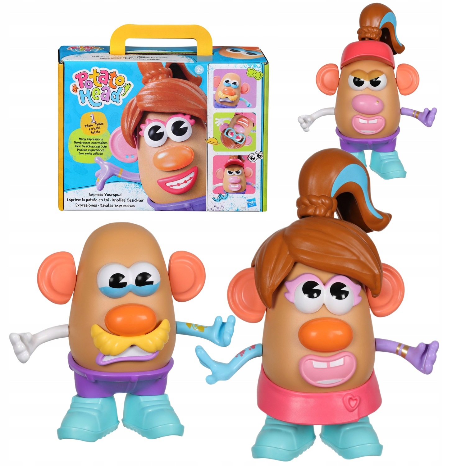 Figurka Pani Pan Ziemniak Bulwa Potato Head Zestaw 33 elementy Hasbro G0390