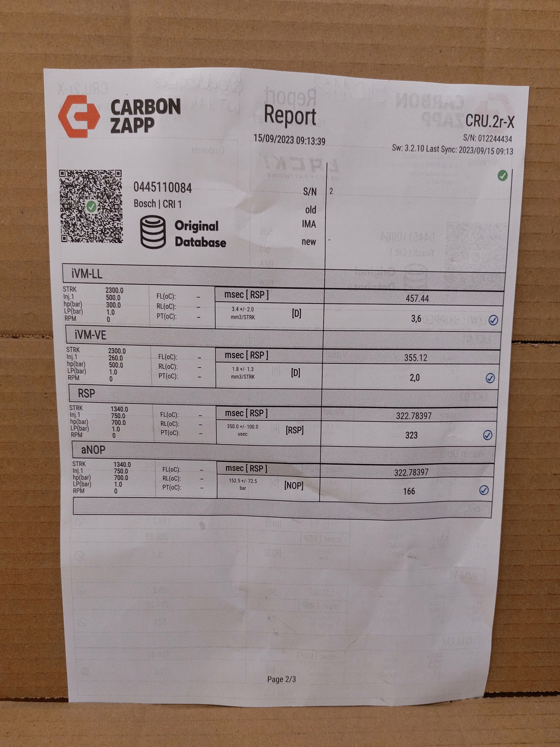 injector RENAULT 2.2DCI BOSCH 0445110084
