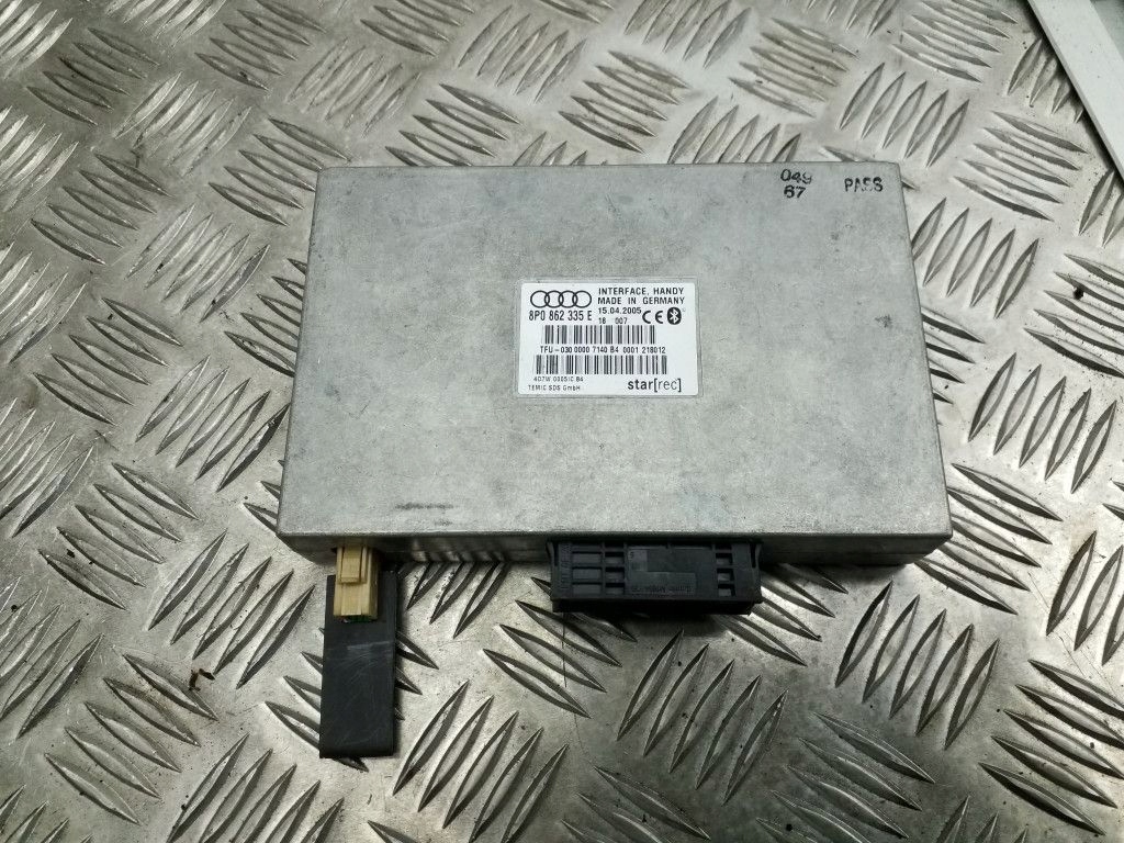 Audi A4 S4 B7 8E 8H 2005 блок комфорта bluetooth 8P0862335E