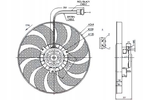Nissens Ventilátor Chladiče Vw Transporter IV 1.9