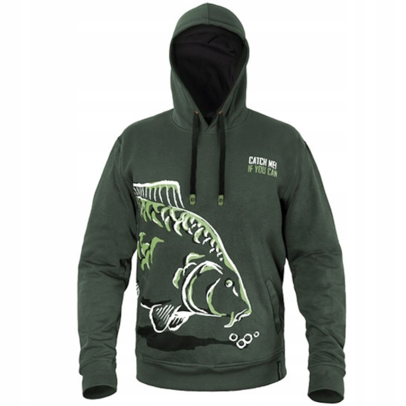 Bluza Wędkarska Z Kapturem Delphin Catch Me! Karp M Dla Karpiarza