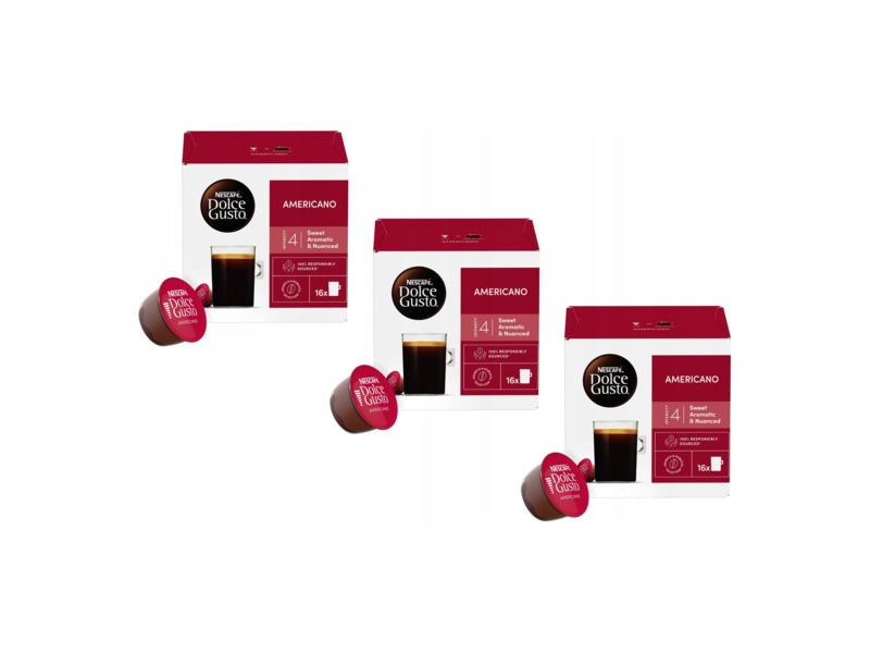 Kapsułki Nescafé Dolce Gusto Grande Americano 3x 16szt