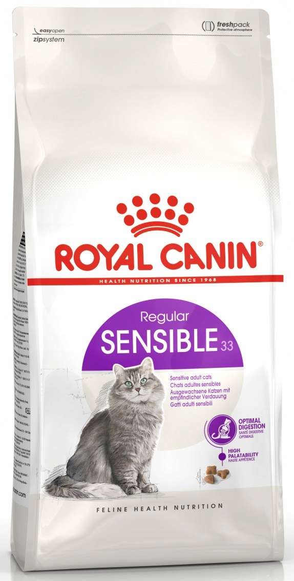 Royal Canin Sensible 33 karma sucha dla kotów 2kg