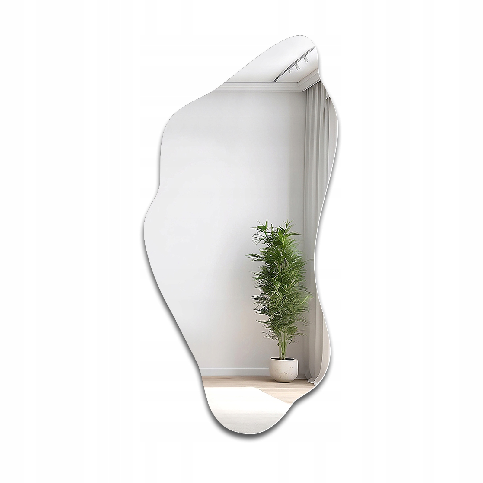 Zrcadlo Piena nepravidelného tvaru 60x120 nástěnné, moderní