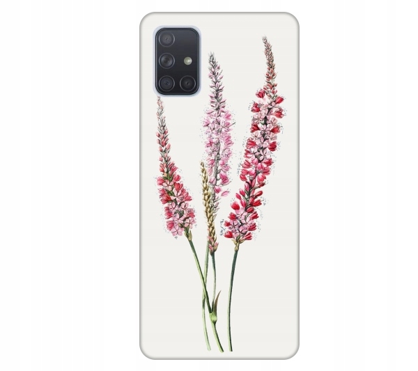 

Etui wzory do Samsung Galaxy A71 Kwiat rózowy akwa