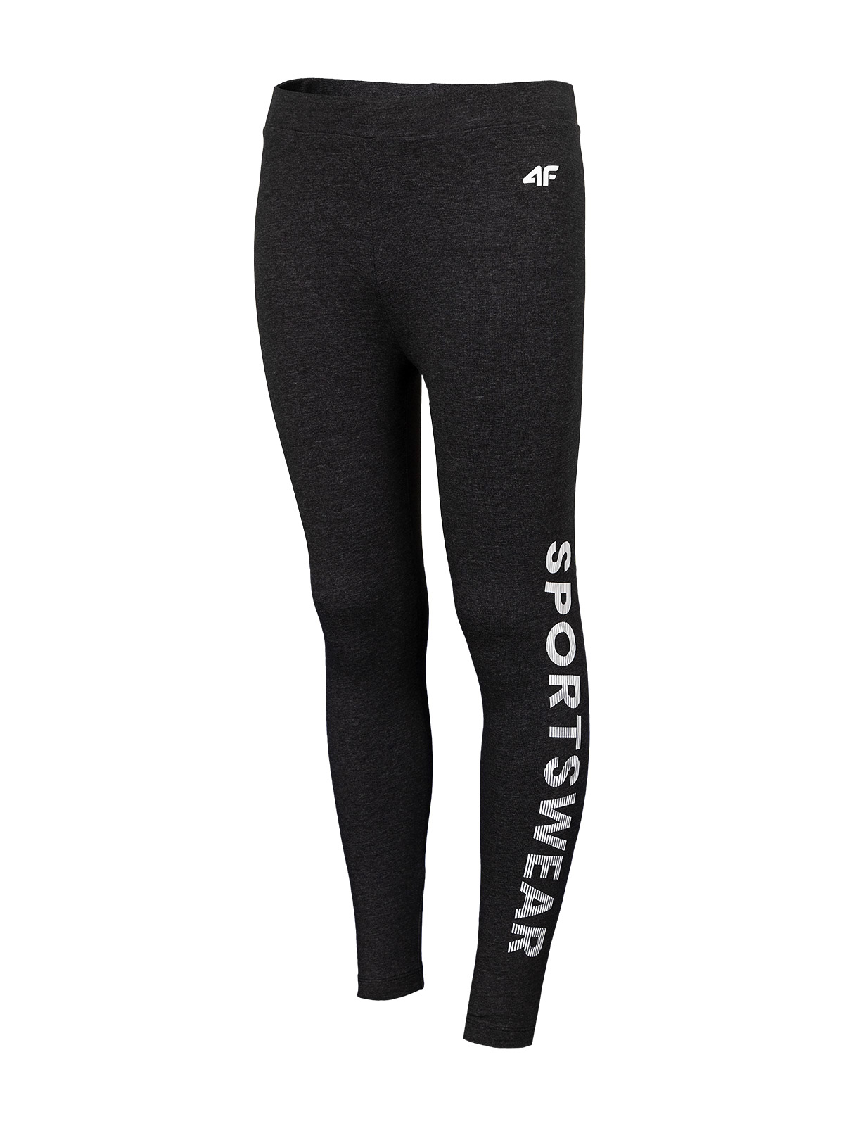 

Legginsy Dziewczęce 4F Getry Ciemno Szare 164