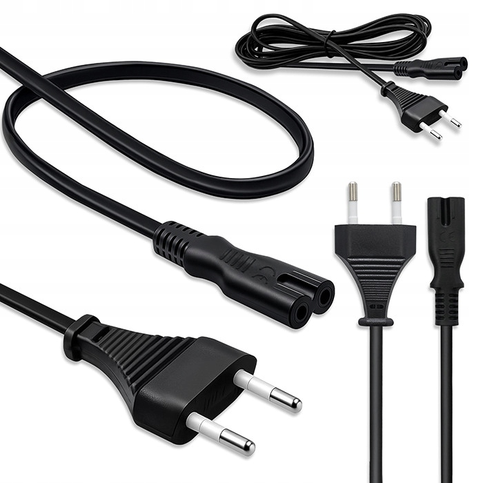 Kabel zasilający Qoltec Iec C7 Cee 7/16 2*0.75mm2 3m