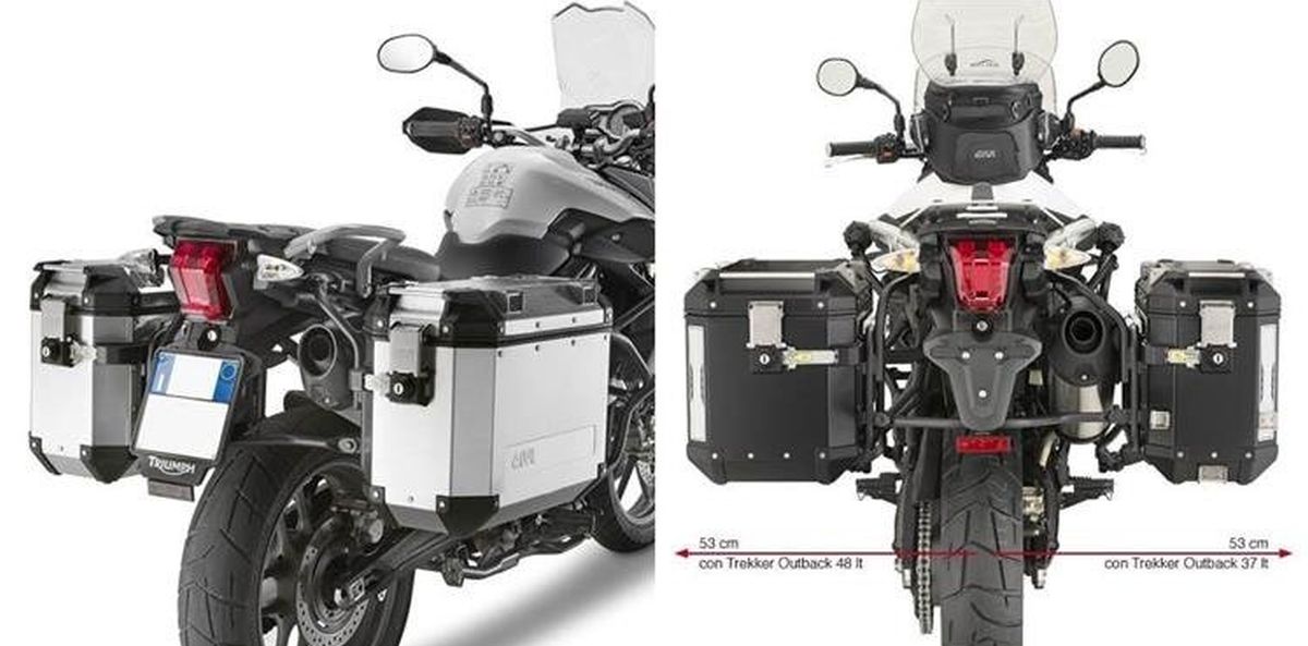 Kappa Rošt Bočných Kufrov Monokey Cam Side Triumph Tiger 800 800 XC